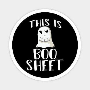 This Is Boo Sheet - Halloween Boo Boo Sheet Ghost Costume Magnet